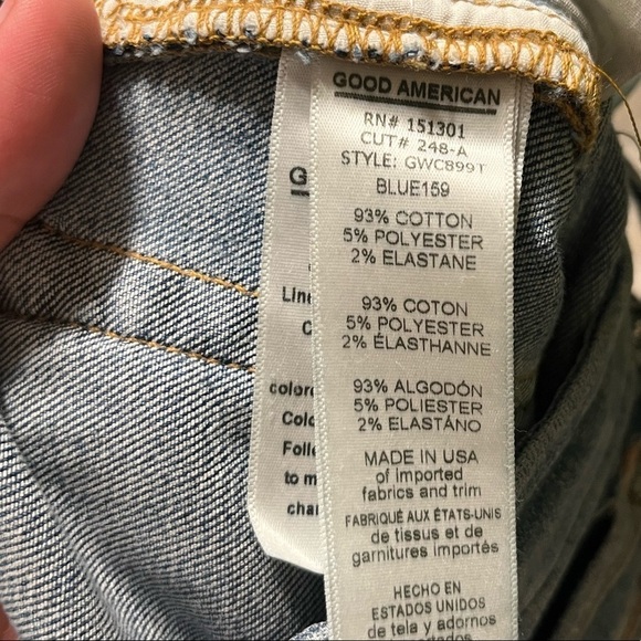 Good American Jeans Good Waist Size 4 or 27 - Picture 6 of 7